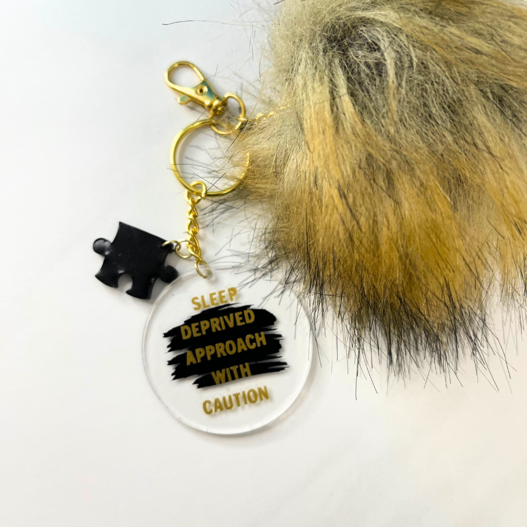 Sleep Deprived Keychain