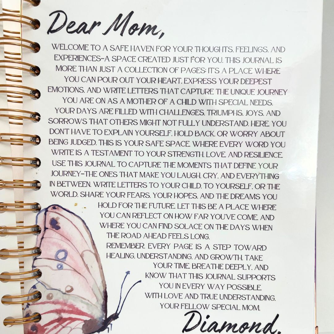 Letters Written By A Special Mom: A Diary Journal for Mothers of Children with Special Needs