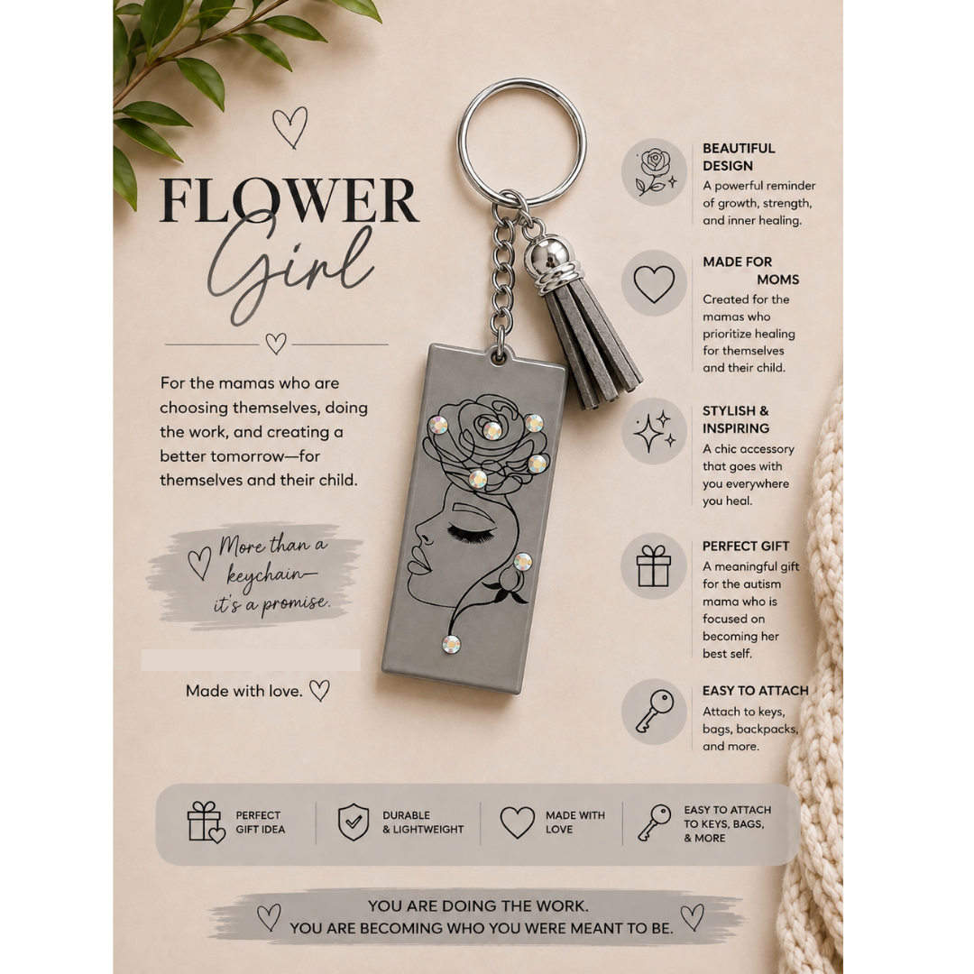 Flower Girl Keychain