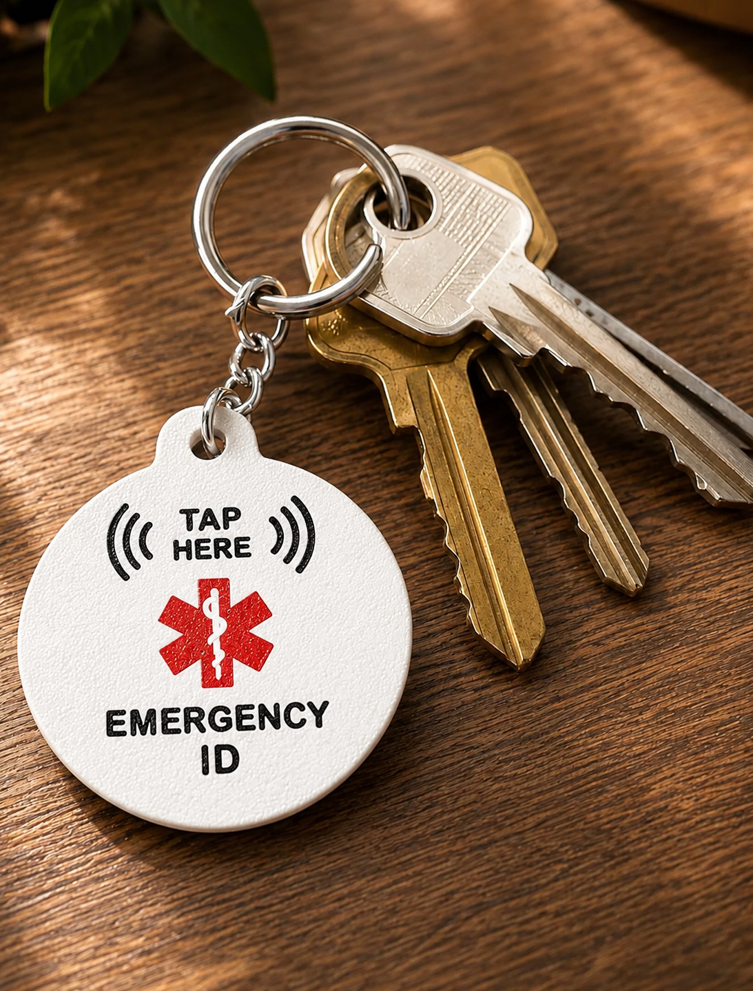 NFC Emergency ID Keychain