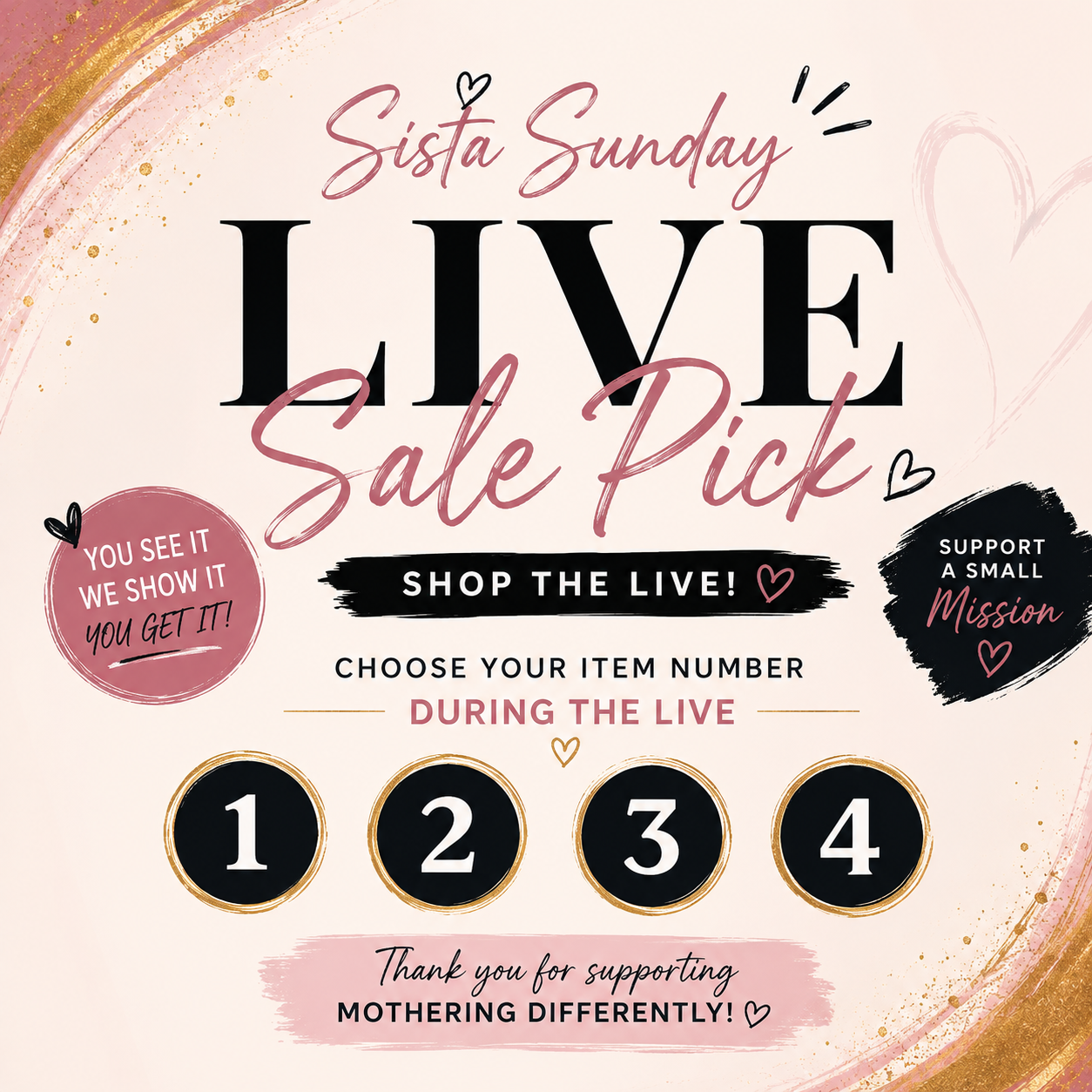TIKTOK LIVE SALE