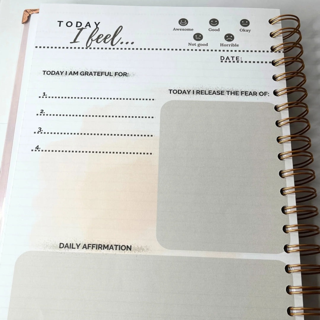 Stepping Into Healing: 3-Month Guided Reflection Journal