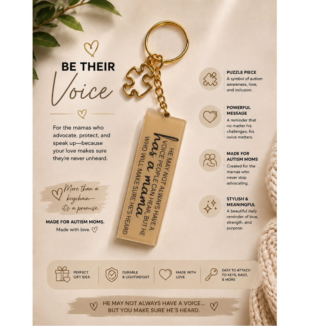 Be Their Voice Keychain