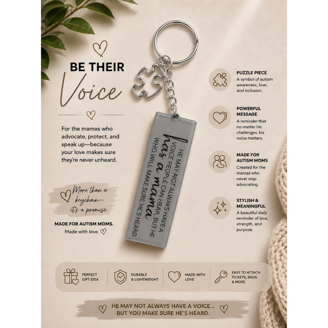 Be Their Voice Keychain